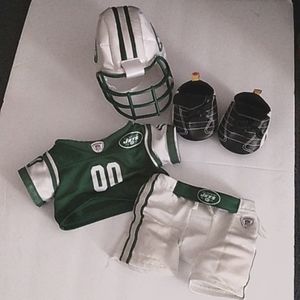 Build A Bear Jets Football Outfit